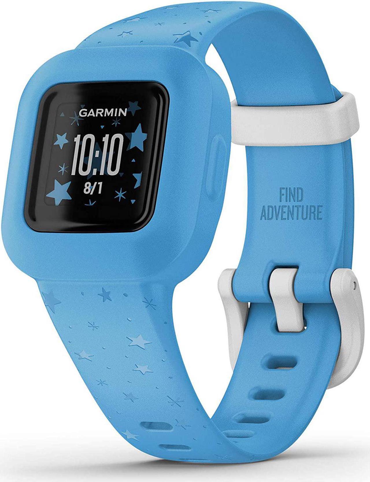 Main image of Garmin vivofit jr. 3, Fitness Tracker for Kids, Swim-Friendly, -Stars Blue- (010-02441-22)