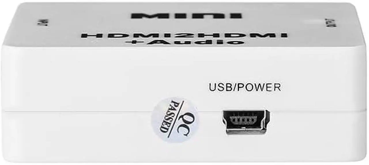 Alt view image 6 of 6 - Real HD 1080P MINI HDMI2HDMI Audio Converter Adapter HDMI to HDMI switcher For HD player HDTV PC Laptop