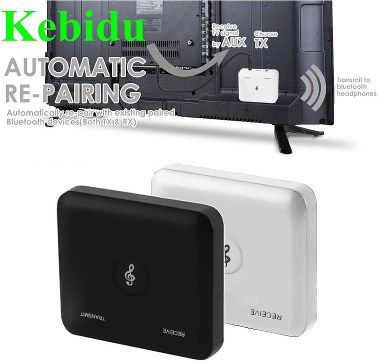 Main image of Kebidu DC 5V 3.5mm 24Mbps Wireless Bluetooth 4.2 Adapter Audio Transmitter Audio Receiver for TV Earphone Smart Phone for Home