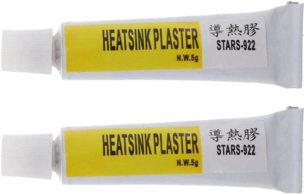 2Pcs Heatsink Plaster Thermal Silicone Adhesive Cooling Paste Strong Adhesive Compound Glue for GPU Chip Radiator Cooling C7AA