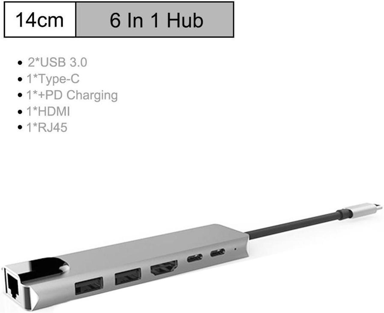 USB HUB C HUB to Multi USB 3.0 HDMI Adapter Ethernet Rj45 Lan Adapter for MacBook Pro Type C 3.0 Splitter 3 Port USB C HUB