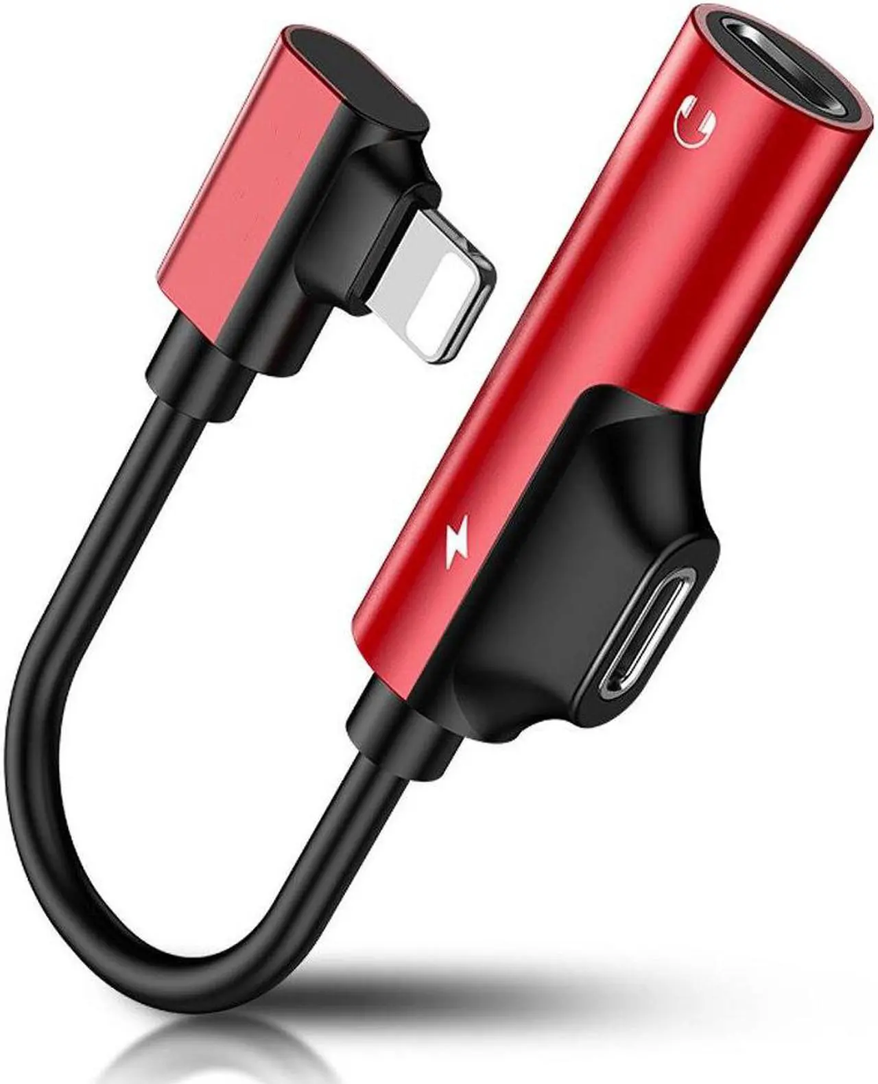 Main image of 2 in 1 For Lightning to 3.5mm Audio Adapter Jack Charging Converter For iPhone 7 8 X Cable Splitter Headphone USB Adapter