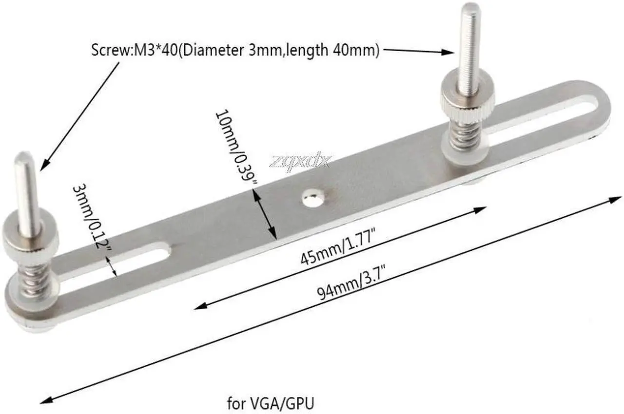 Main image of 1 Set Stainless Steel Water Cooling Waterblock Buckles Screw M3*40 For VGA GPU