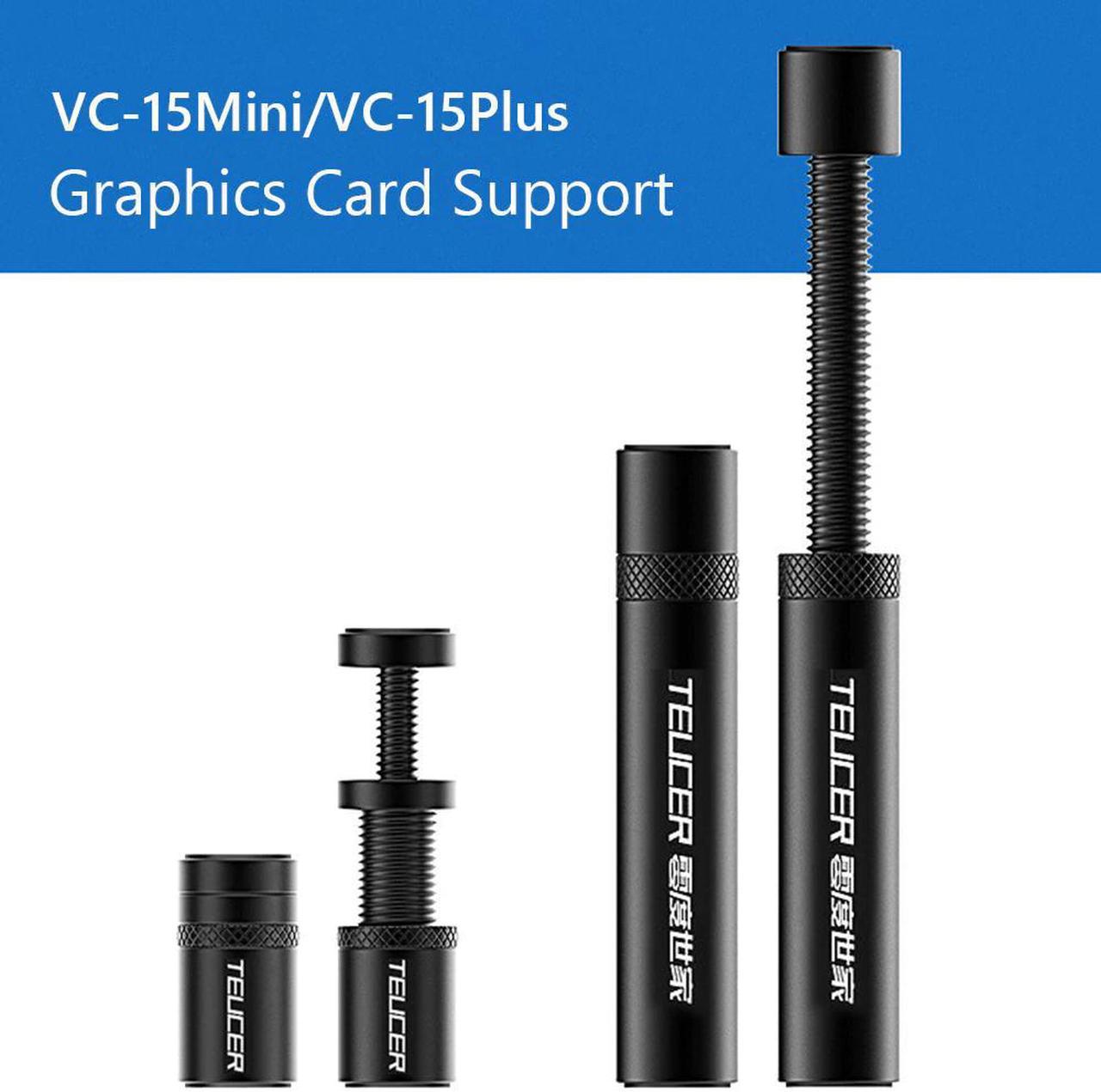 VC-15 Graphics Card GPU Brace Support Aluminum Alloy Telescopic Rotating Video Card Holder Stand Bracket Jack Desktop PC Case