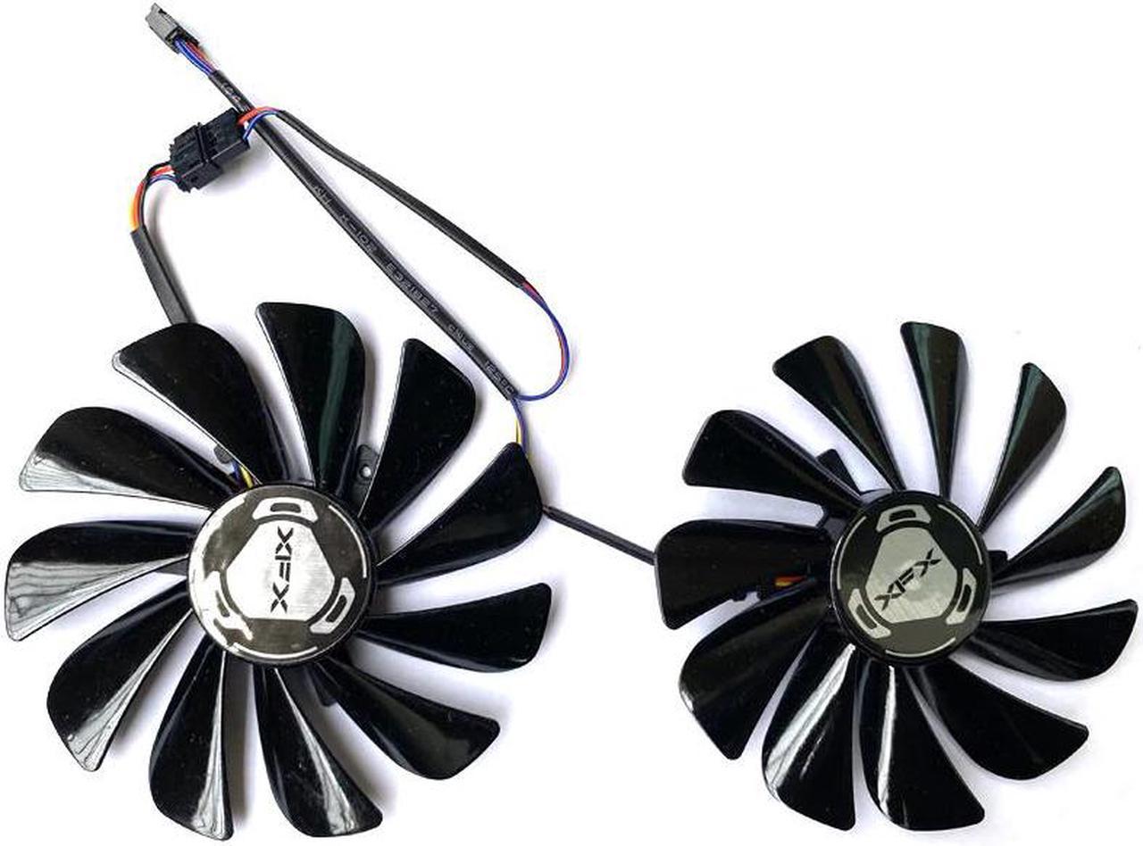 Original NEW 95MM 2PCS FDC10U12S9-C 4PIN GPU Cooler Graphics RX5500 XT Fan XFX Radeon RX 5600 5700 XT RAW II Graphic Cards Fans