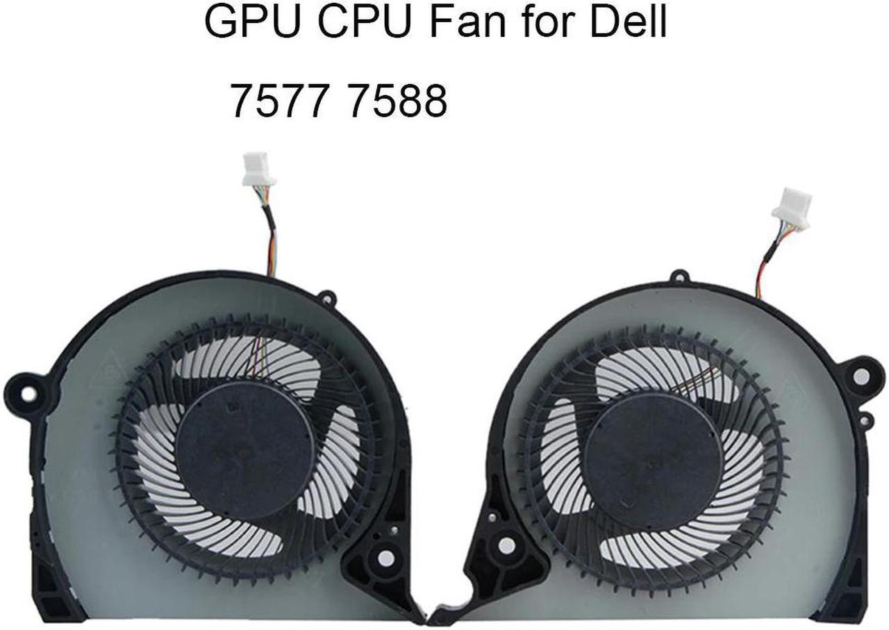 Computer Cooling Fans For Dell Inspiron 15 G7 7577 7588 Laptop CPU GPU cooler Fan 04mr2y 4MR2Y 02jjcp 2JJCP 07CJF8 7cjf8 new