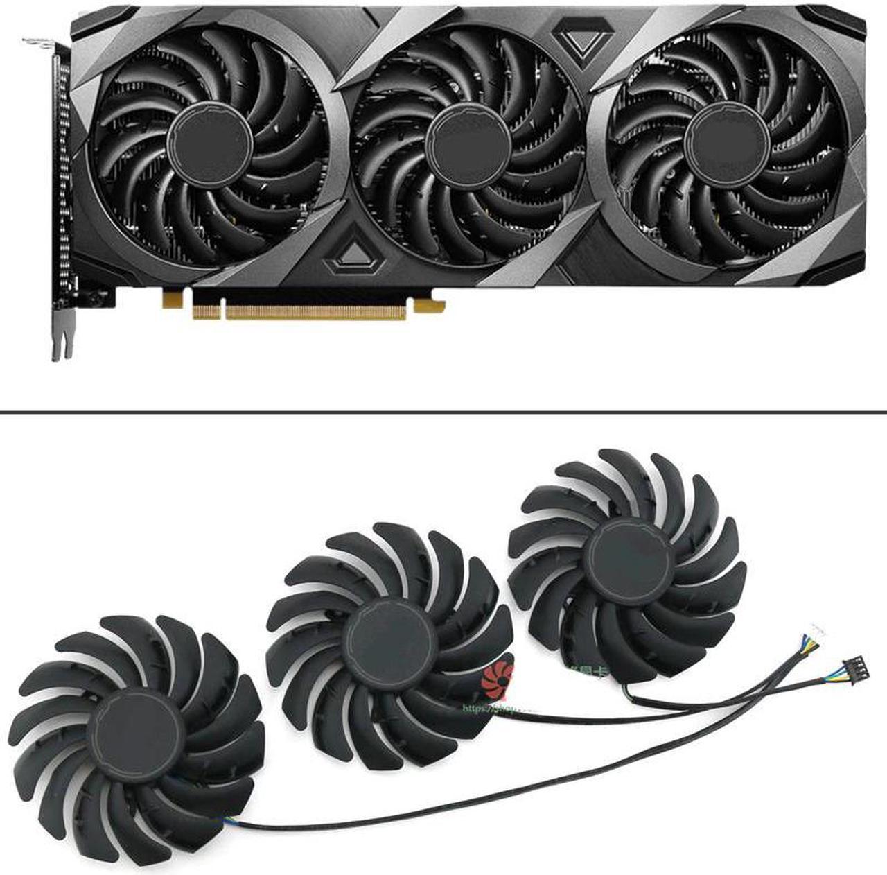 NEW 3pcs 87MM PLD09210S12HH RTX 3090 GPU FAN For MSI GeForce RTX 3060 Ti VENTUS RTX3080 RTX 2070 DUKE Graphics card Fan