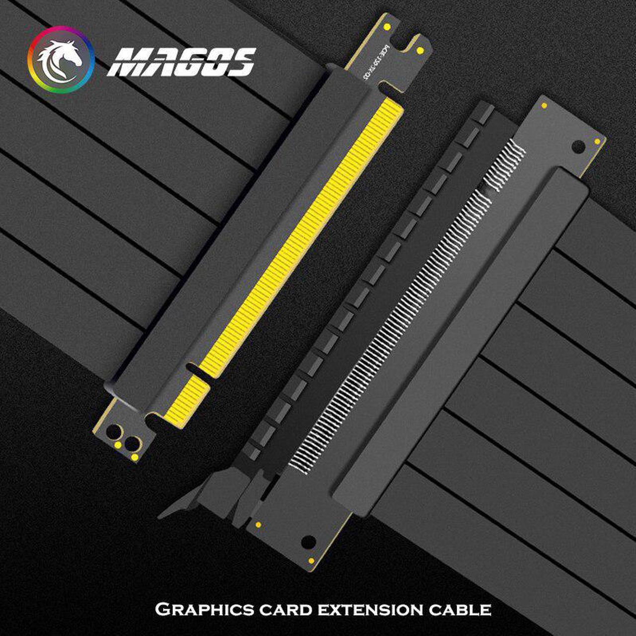 GPU Riser Cable PCI-E 3.0 16X Full Speed Transfer Pcie Vertical Mounting 90/180 Degrees 3060 VGA Express Black/White