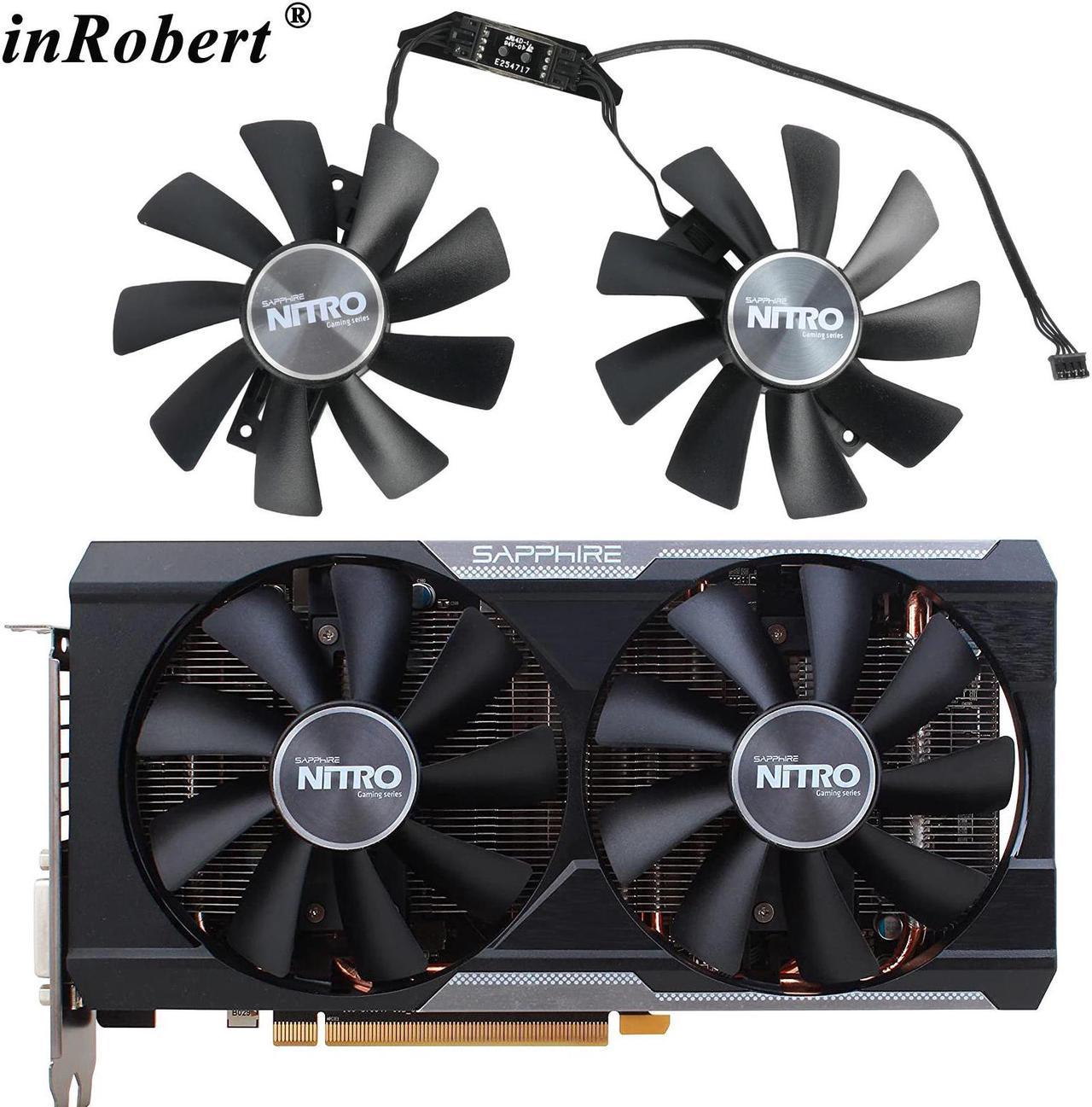 100mm GAA8B2U Ball Bearing GPU Fan For Sapphire R9 380 380X Graphics Card Cooling Fan with Case