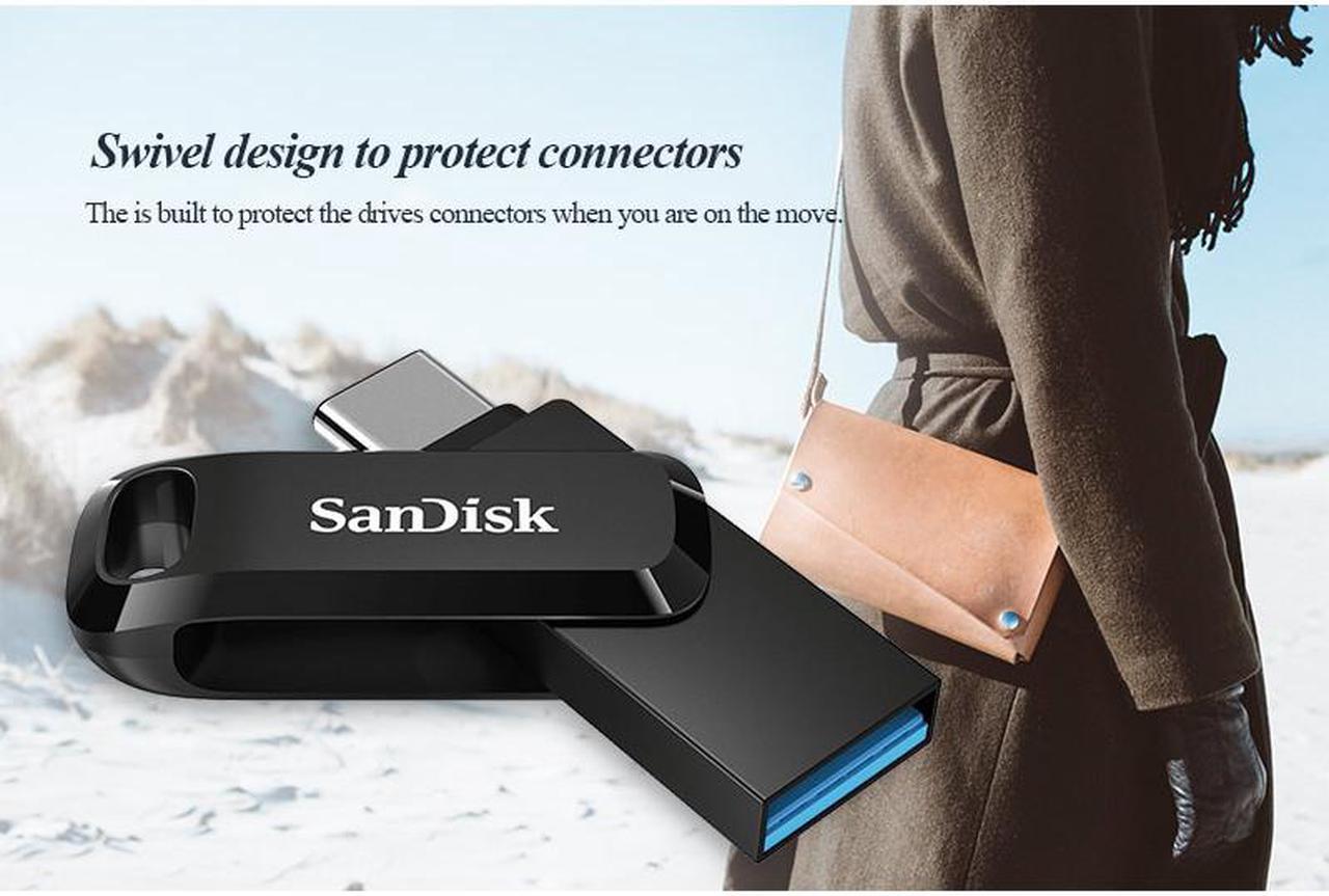Alt view image 5 of 7 - SanDisk Ultra Dual Drive Go USB 3.1 Type C 32GB 150MB/s USB Flash Disk Memory Stick USB Type A Pendrive For Phone/Tablets/PC