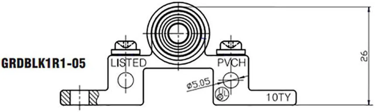 Alt view image 4 of 5 - PerfectVision Ground Block, SCTE Single with WS