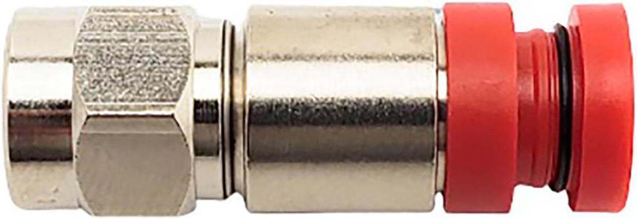 Amphenol TFC-QC2QS-59U-3LC-RED RG59 Coaxial Compression Connector (50 Pack)