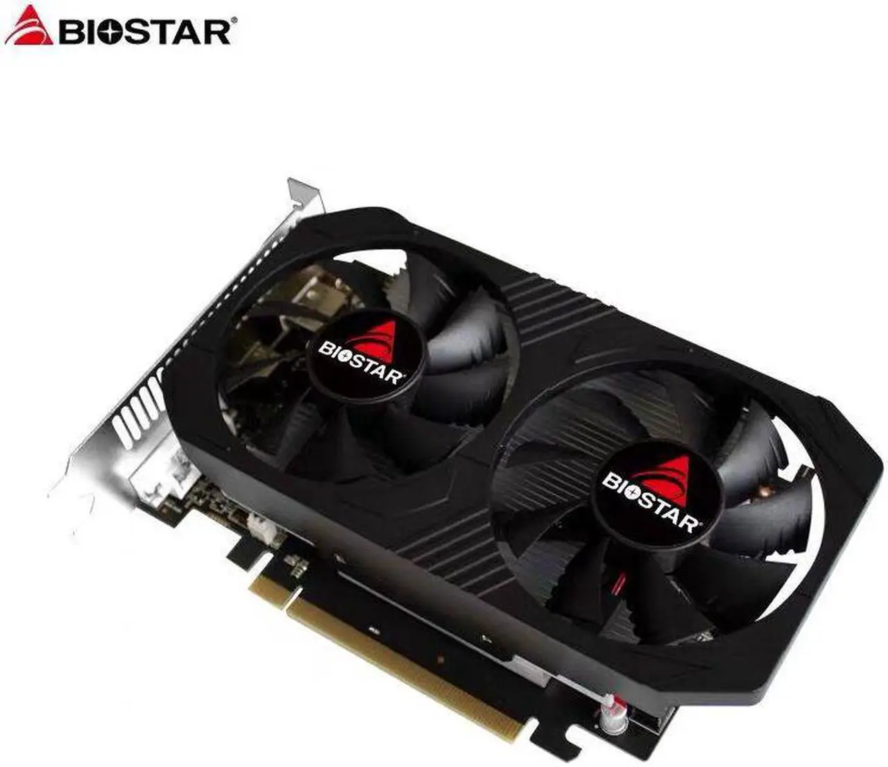 Alt view image 6 of 6 - Biostar Radeon RX 560 4GB GDDR5 128-Bit DirectX 12 PCI Express 3.0 DVI-D Dual Link, HDMI, DisplayPort and Dual Cooling Fan Gaming Edition VA5615RF41-TBVRA-BS2