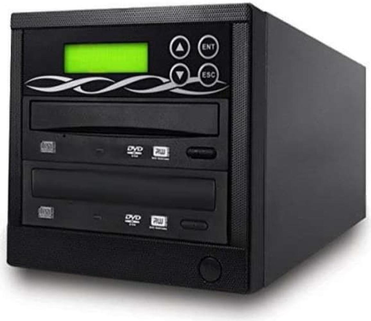 Alt view image 5 of 6 - BestDuplicator Target DVD CD Duplicator with DVDRW Burners Athena Duplication Controller, Standalone Copier Tower Replication Recorder Black (1 Target, Black)