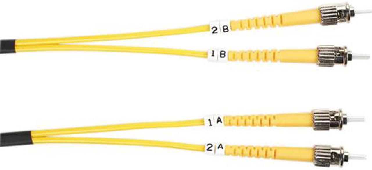 Main image of Black Box Single-Mode Value Line Patch Cable, ST-ST, 2-m (6.5-ft.)