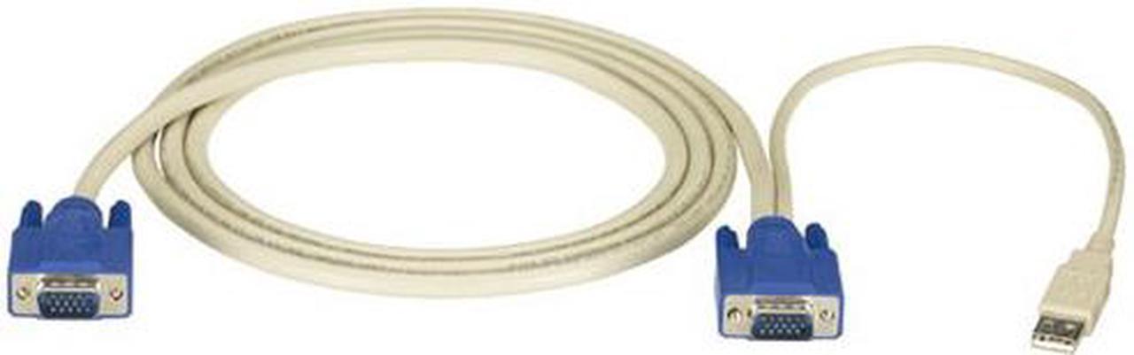 Alt view image 2 of 2 - KVM CPU CABLE - HD15, VGA, USB, 15FT