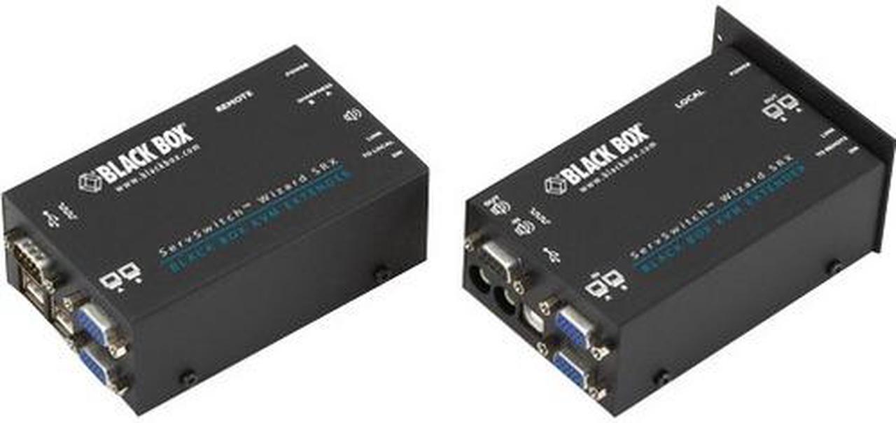 Alt view image 2 of 7 - Black Box ACU5052A KVM Extender - Dual VGA, USB 2.0, RS232, Audio, Dual-Access, CATx