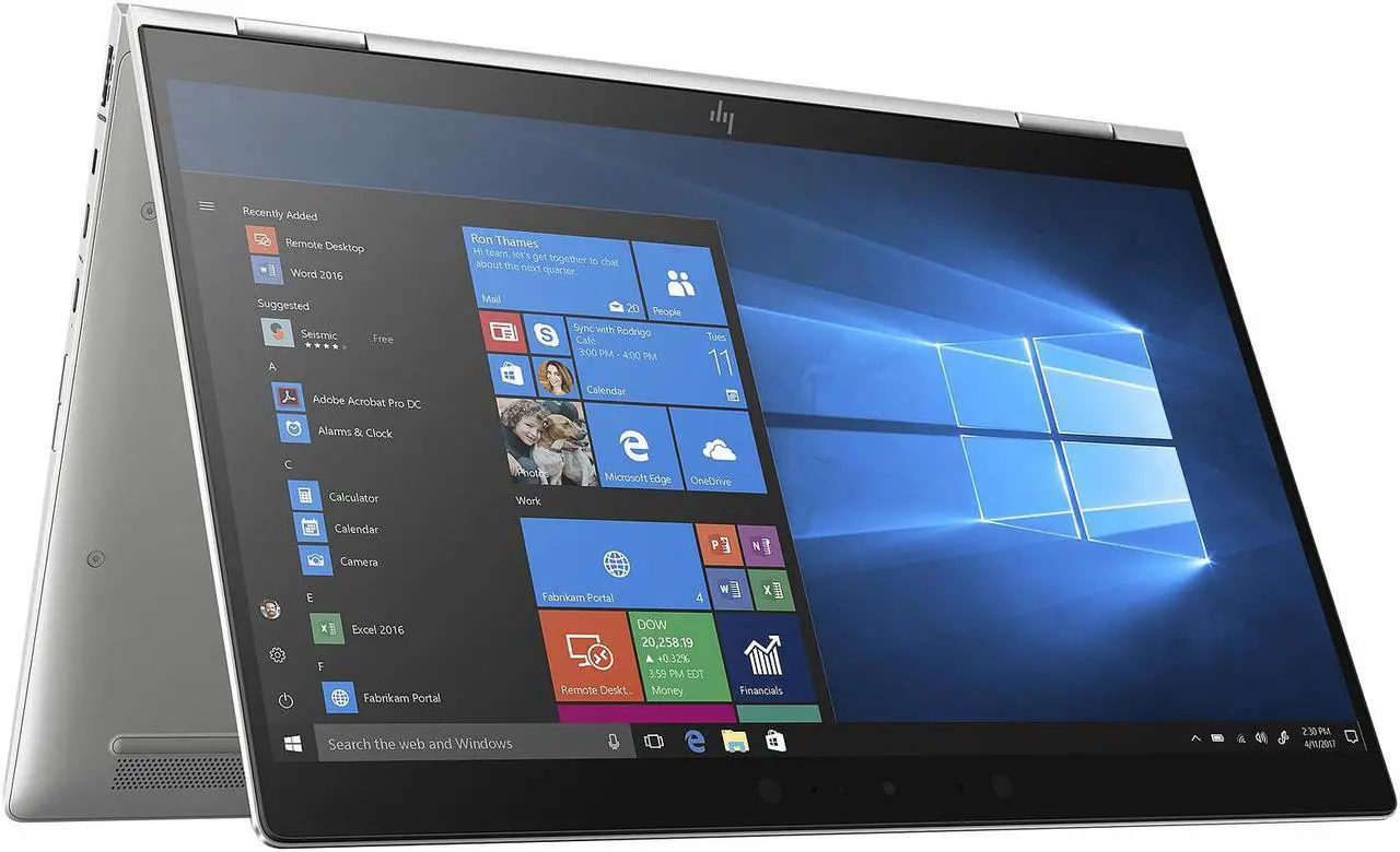 Alt view image 3 of 5 - HP Elitebook X360 1030 G4 13.3" Intel i7 16GB 256GB SSD Windows 10 Pro Touch