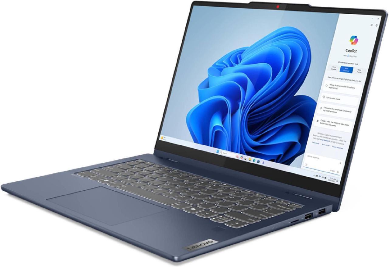 Alt view image 2 of 4 - Lenovo Ideapad 5 2-In-1 Laptop AMD Ryzen 7 8845HS 3.80 GHz 16GB RAM 1 TB SSD 14.0" Touchscreen Windows 11 Home 83DR000GUS