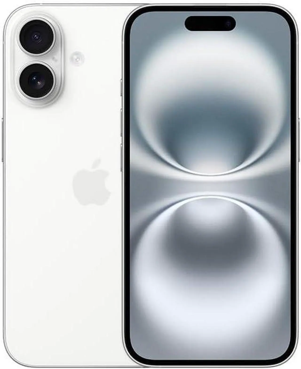 Main image of Apple iPhone 16 A3081 6.1" Smartphone Unlocked 128 GB Flash iOS - White