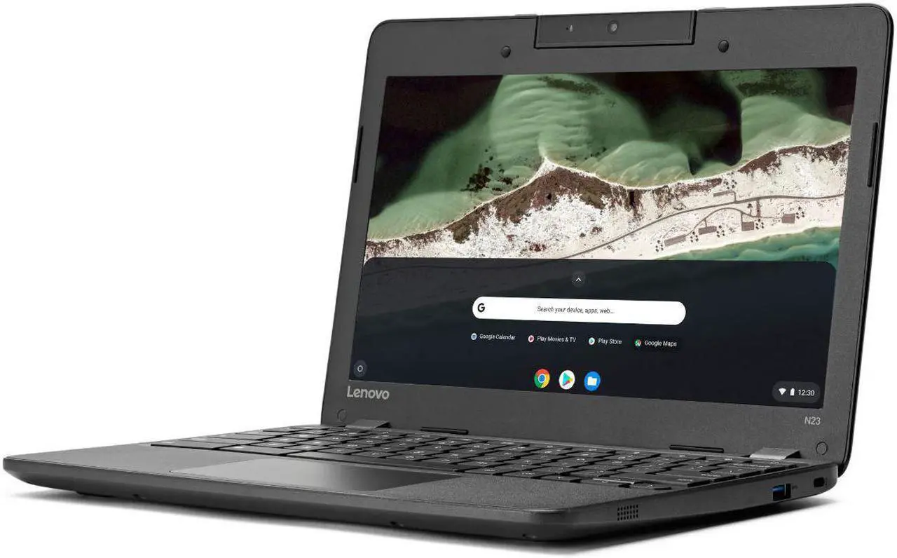Alt view image 3 of 5 - Lenovo N23 Chromebook 11.6" Intel Celeron 1.60 GHz 4GB 16GB Chrome OS Touch