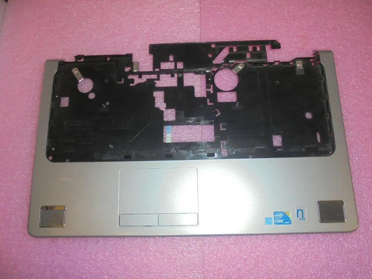 Alt view image 4 of 5 - Gray Chainlink Dell OEM Studio 1745  1747 1749 Palmrest Touchpad Assembly