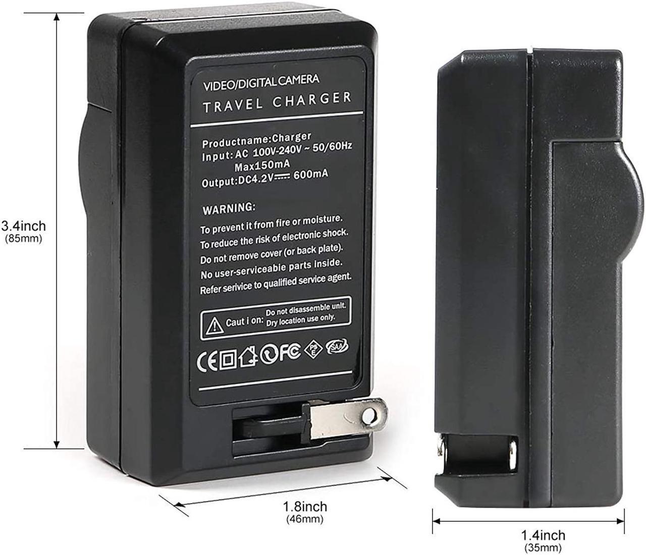 Alt view image 5 of 7 - NB-6L NB-6LH NB-4L NB-8L Battery Charger CB-2LY CB-2LYE for Canon PowerShot ELPH S200 S90 S95 SX170 SX240 SX260 SX270 SX280 SX500 SX510 SX520 SX530 SX60 SX600 SX610 SX700