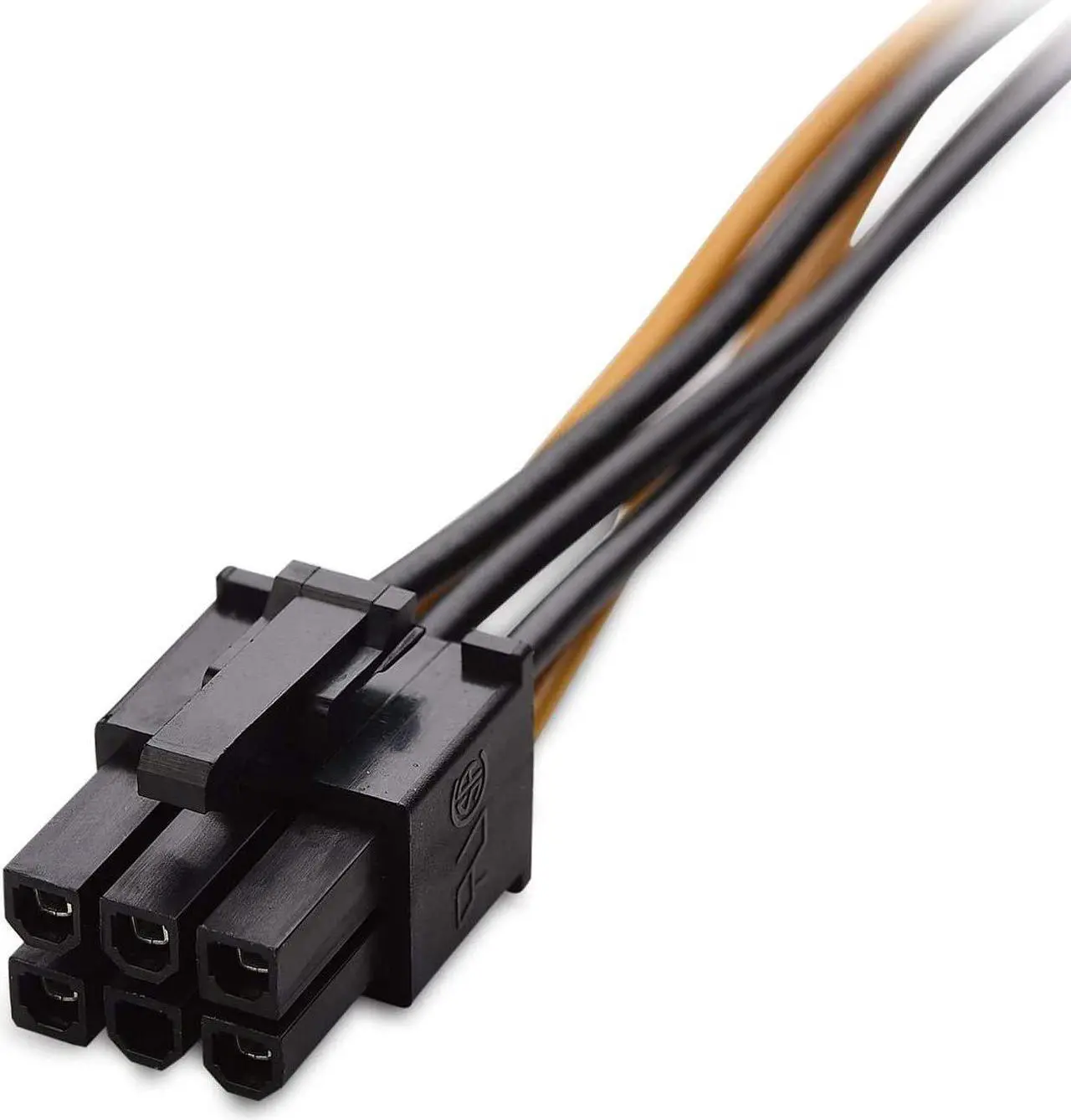 Alt view image 2 of 7 - 6 Pin PCIe to SATA 15 Pin Power Cable, 15-Pin SATA to 6 Pin PCI-Express Graphics Video Card Power Adapter Cable (20CM/2Pack)