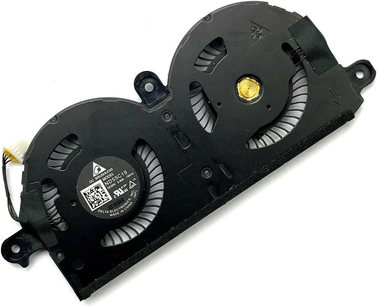 Alt view image 3 of 5 - Cpu cooling fan for Dell XPS 13 9380 7390 0980WH 980WH ND55C19-19A14