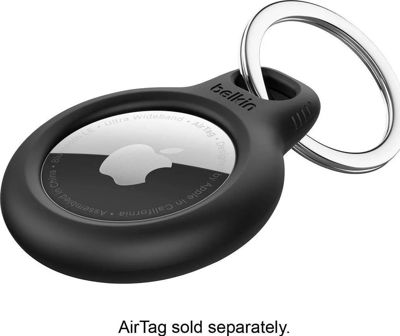 Alt view image 9 of 10 - Belkin Secure Holder with Key Ring for AirTag F8W973BTBLK