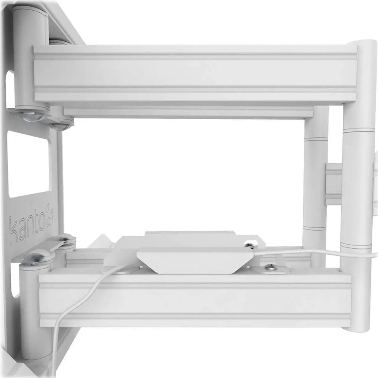 Alt view image 13 of 14 - Kanto PDX680 Articulating Full Motion TV Mount for 39" - 80" TV (White)