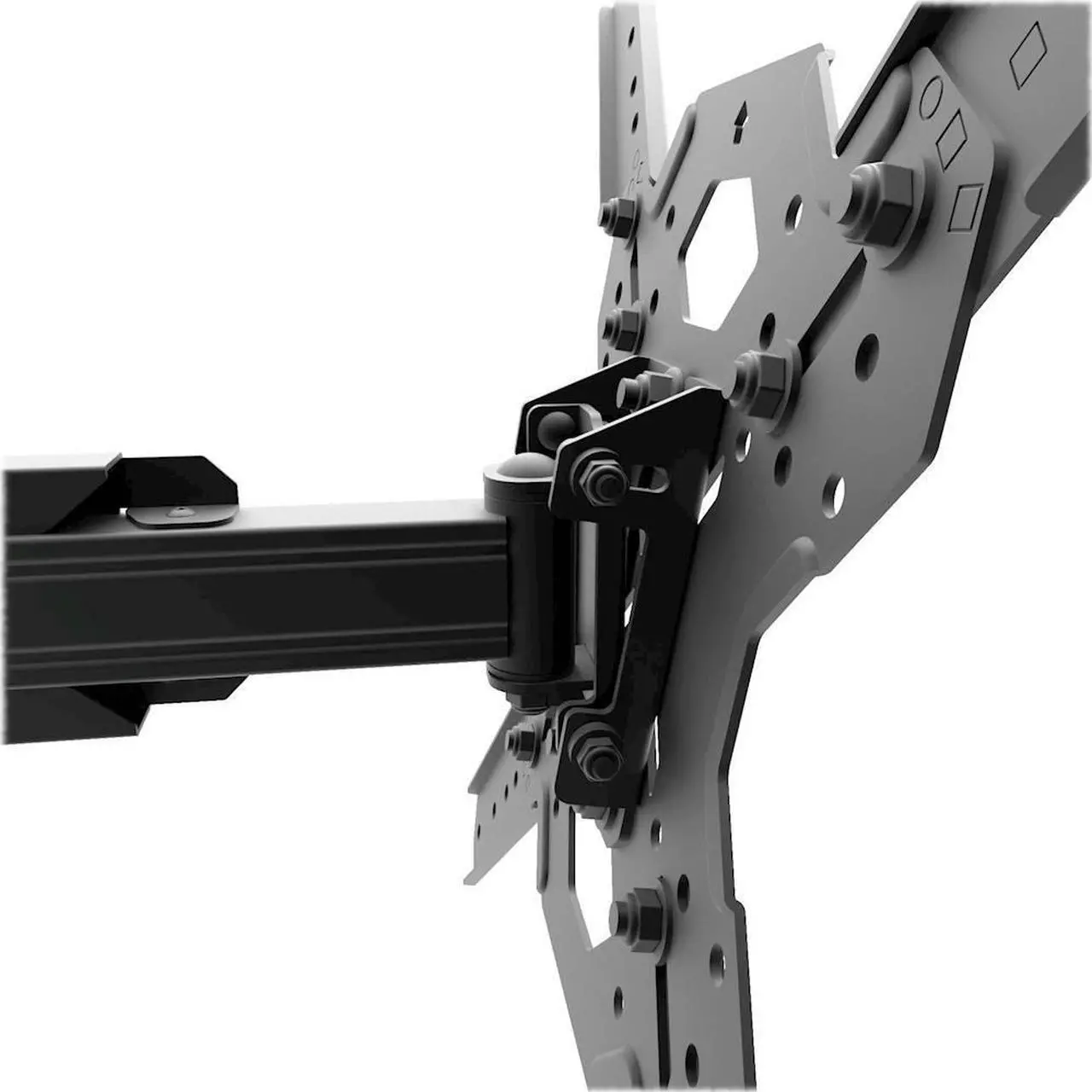 Alt view image 10 of 12 - Kanto PS200 Full Motion Mount for 26-inch to 60-inch TVs - Black