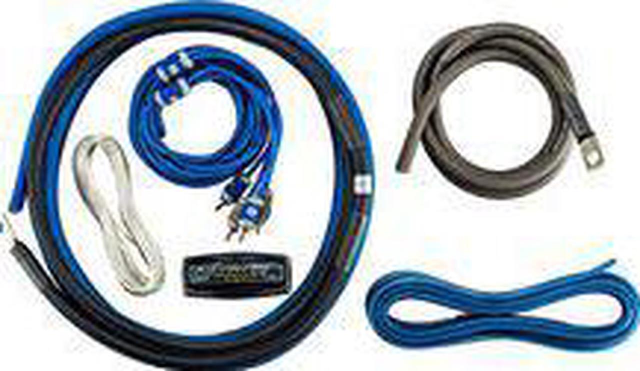 Alt view image 2 of 5 - New Kicker 46Ck4 C-Series 4Awg 2-Channel Amplifier Power Kit