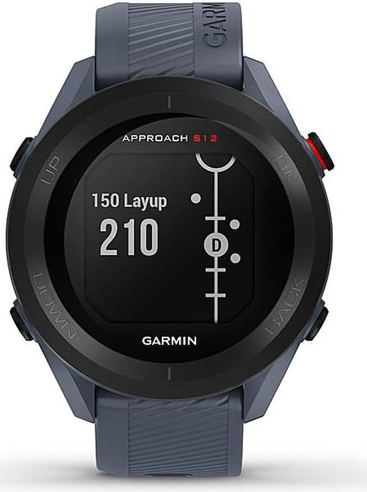 Alt view image 3 of 15 - Garmin Approach S12, Easy-to-Use GPS Golf Watch, 42k+ Preloaded Courses, Granite Blue, 010-02472-01