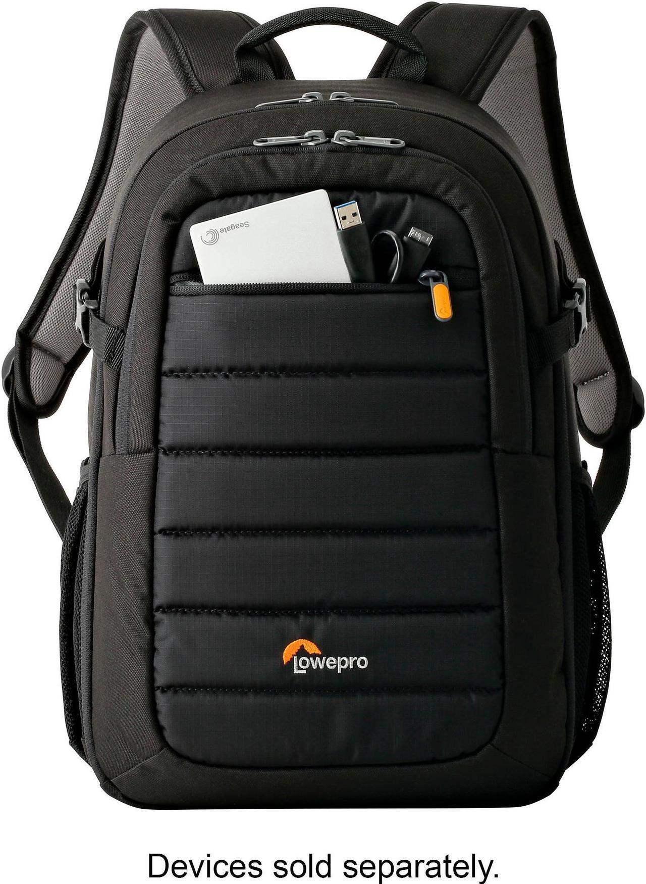Alt view image 17 of 20 - Lowepro Tahoe BP 150 DSLR Camera Backpack Case (Black)