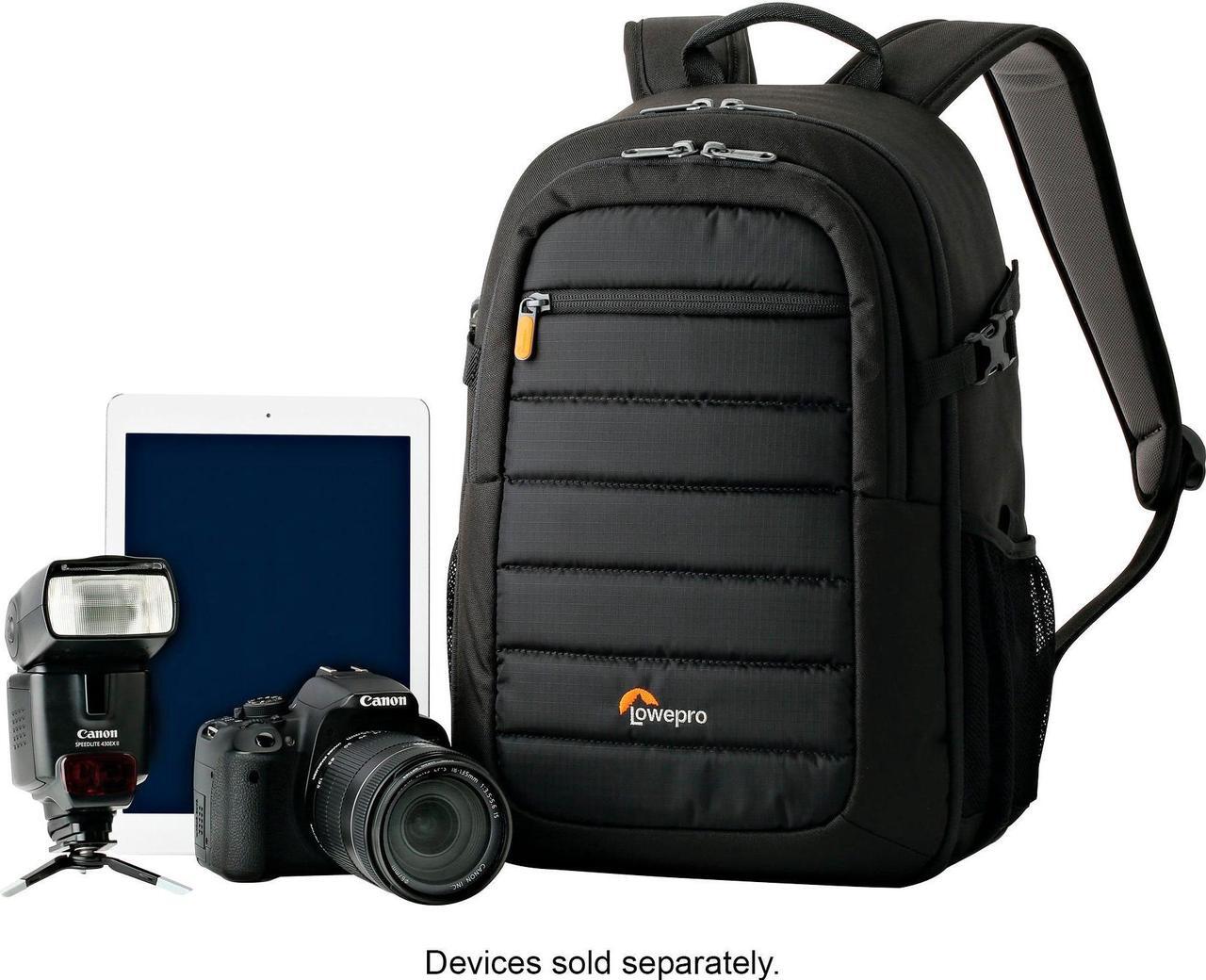 Alt view image 19 of 20 - Lowepro Tahoe BP 150 DSLR Camera Backpack Case (Black)