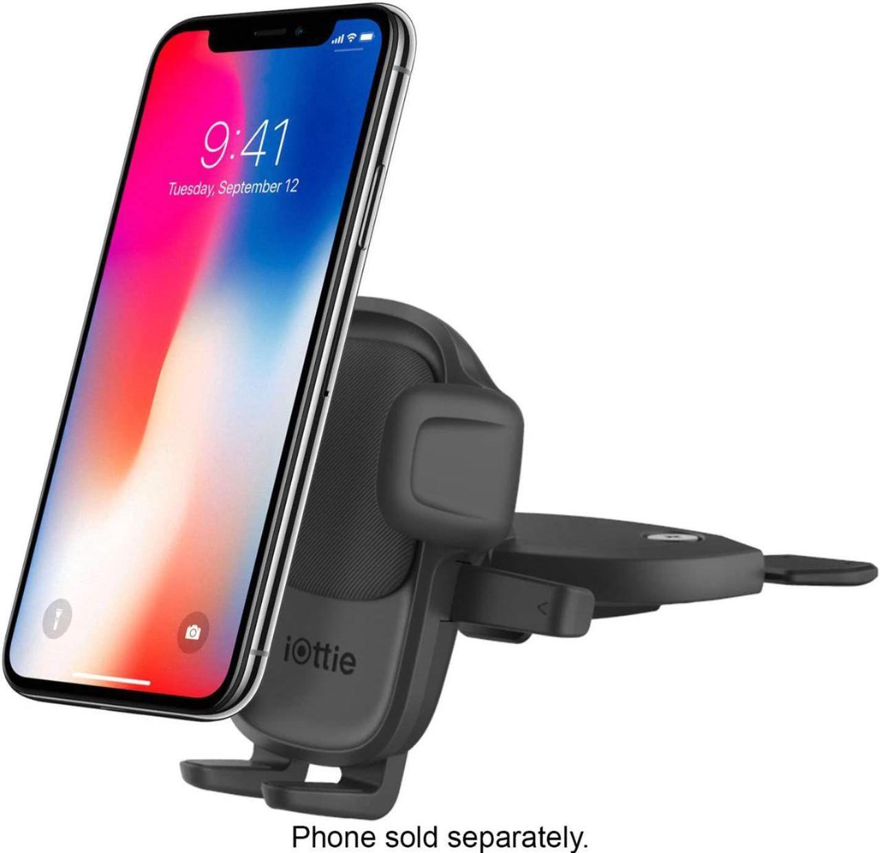 Alt view image 7 of 13 - iOttie Easy One Touch 5 CD Slot Mount Universal Black Car Holders And Mounts