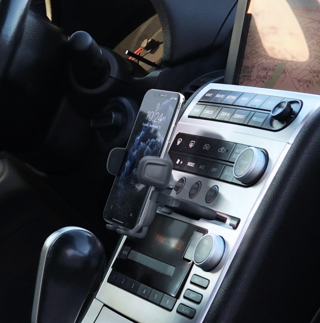 Alt view image 8 of 13 - iOttie Easy One Touch 5 CD Slot Mount Universal Black Car Holders And Mounts