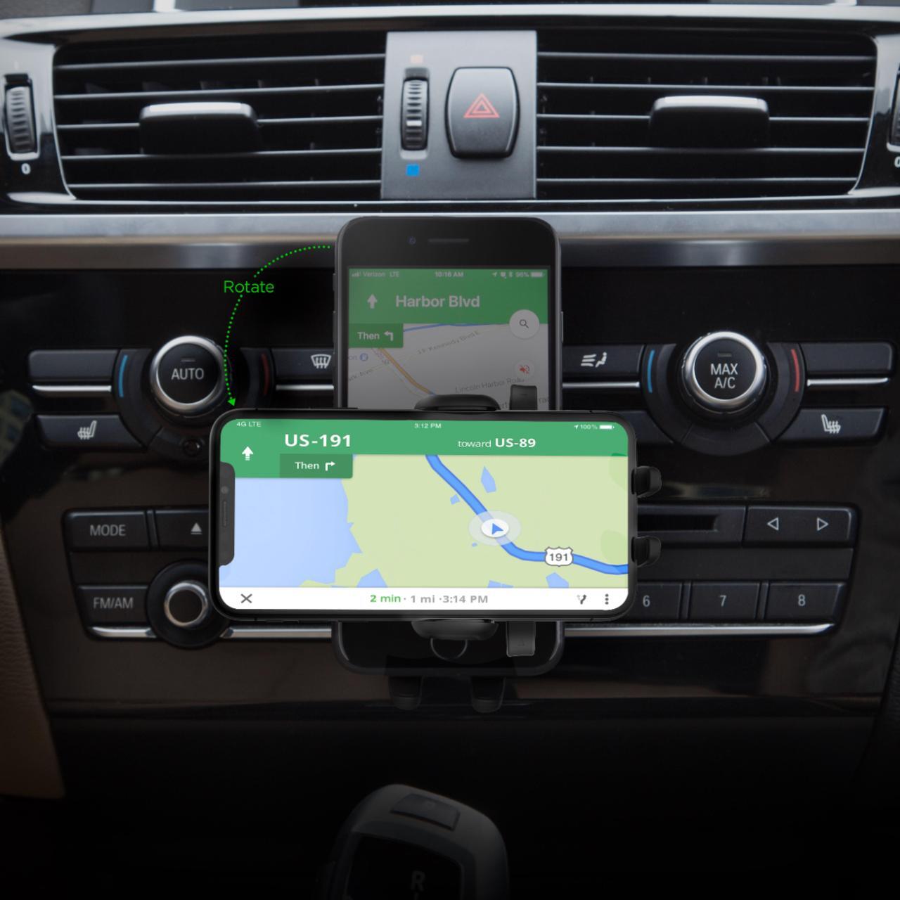 Alt view image 5 of 13 - iOttie Easy One Touch 5 CD Slot Mount Universal Black Car Holders And Mounts
