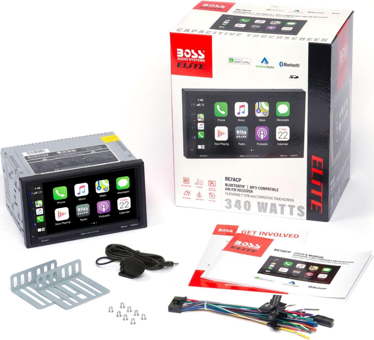 Alt view image 13 of 16 - Boss Audio BE7ACP Android Auto/Apple&#0174 CarPlay&#0153 - In-Dash Digital Media Receiver