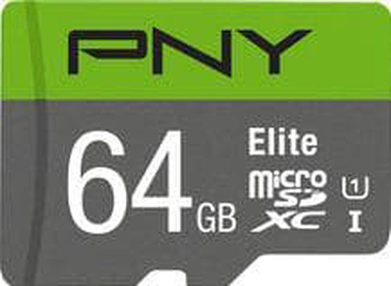 Alt view image 10 of 10 - PNY Elite 64 GB Class 10/UHS-I (U1) microSDXC