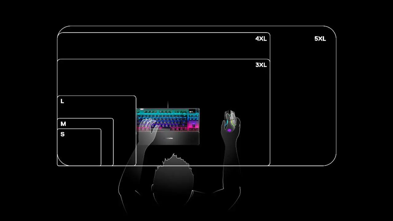 Alt view image 13 of 18 - SteelSeries QcK 63842 Cloth Gaming Mousepad
