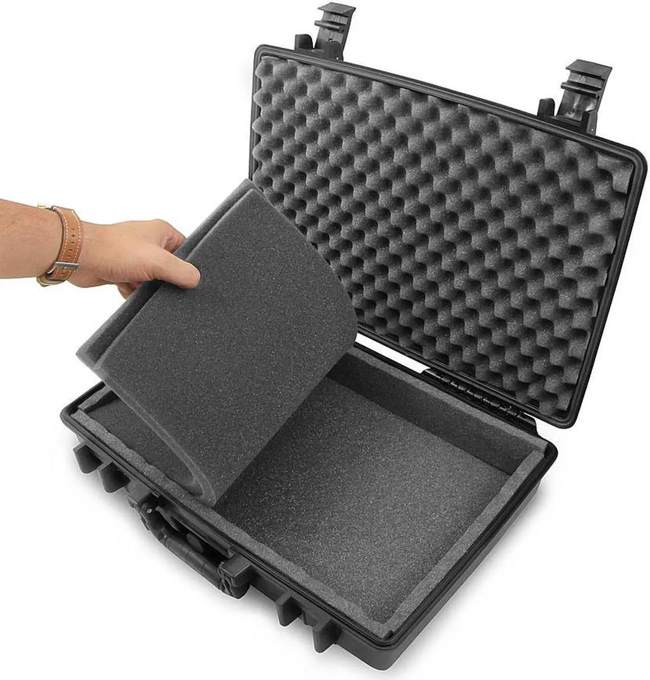 Alt view image 4 of 6 - New Casematix Rmr20-Lptp Waterproof Hard Case Fits Up To 15.6" Inch Laptop