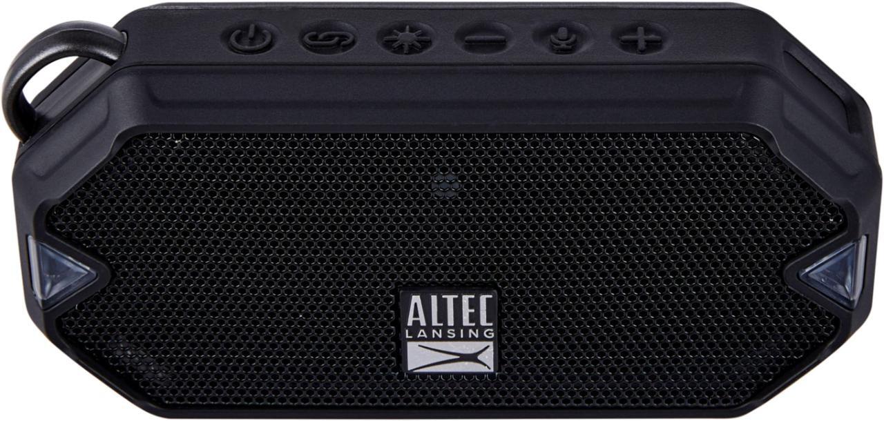 Alt view image 5 of 12 - altec lansing hydramini wireless bluetooth speaker, ip67 waterproof usb c rechargeable battery with 6 hours playtime, compact, shockproof, snowproof, everything proof (black)