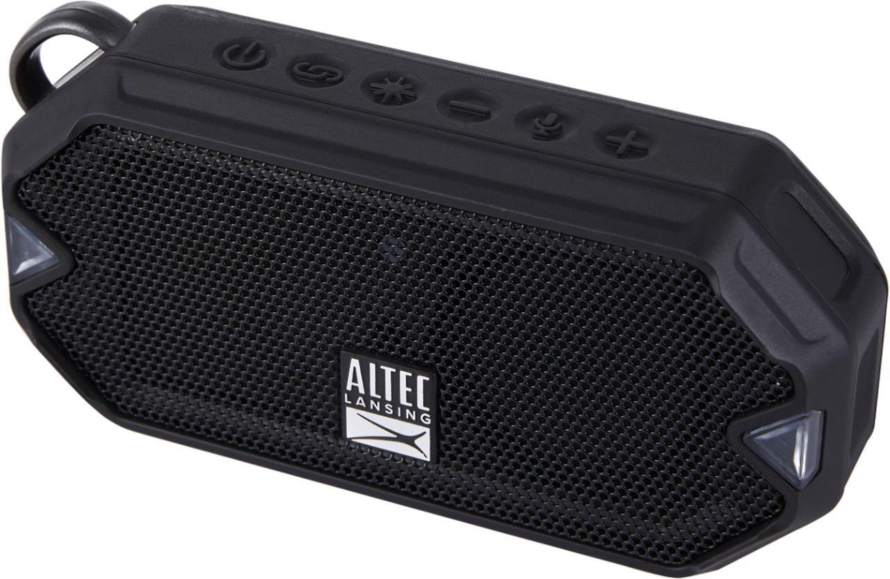 Alt view image 7 of 12 - altec lansing hydramini wireless bluetooth speaker, ip67 waterproof usb c rechargeable battery with 6 hours playtime, compact, shockproof, snowproof, everything proof (black)