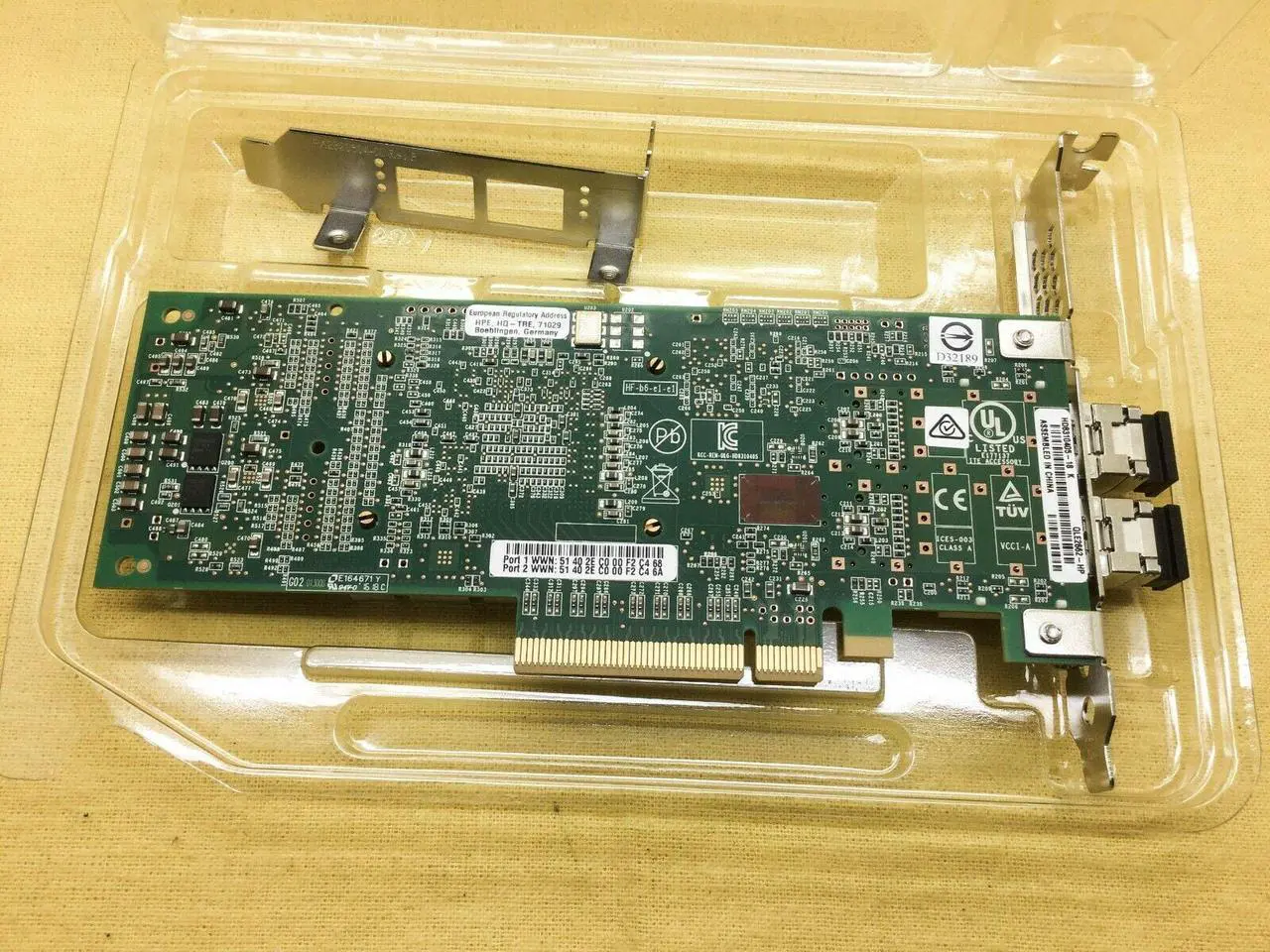Alt view image 6 of 8 - HPE QW972A StoreFabric SN1000Q 16GB 2-port PCIe Fibre Channel Host Bus Adapter