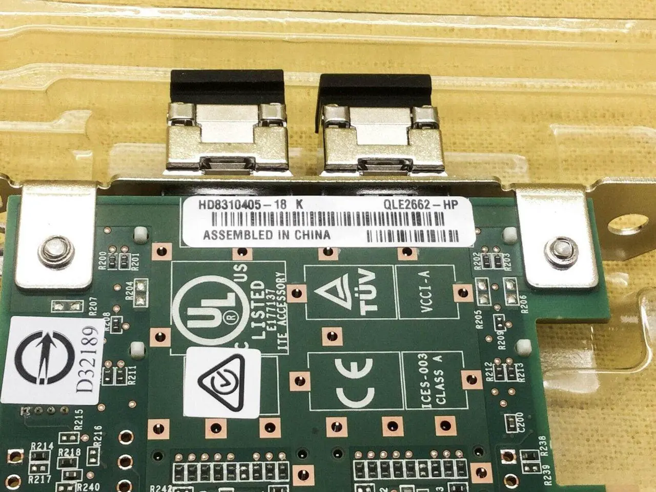 Alt view image 7 of 8 - HPE QW972A StoreFabric SN1000Q 16GB 2-port PCIe Fibre Channel Host Bus Adapter