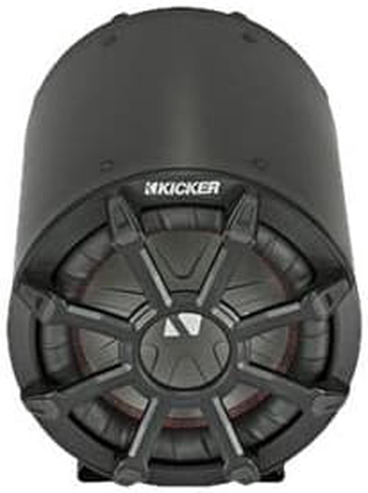 Alt view image 2 of 8 - kicker 46cwtb82 tb8 8-inch loaded weather-proof subwoofer enclosure w/passive radiator - 2-ohm, 300 watt