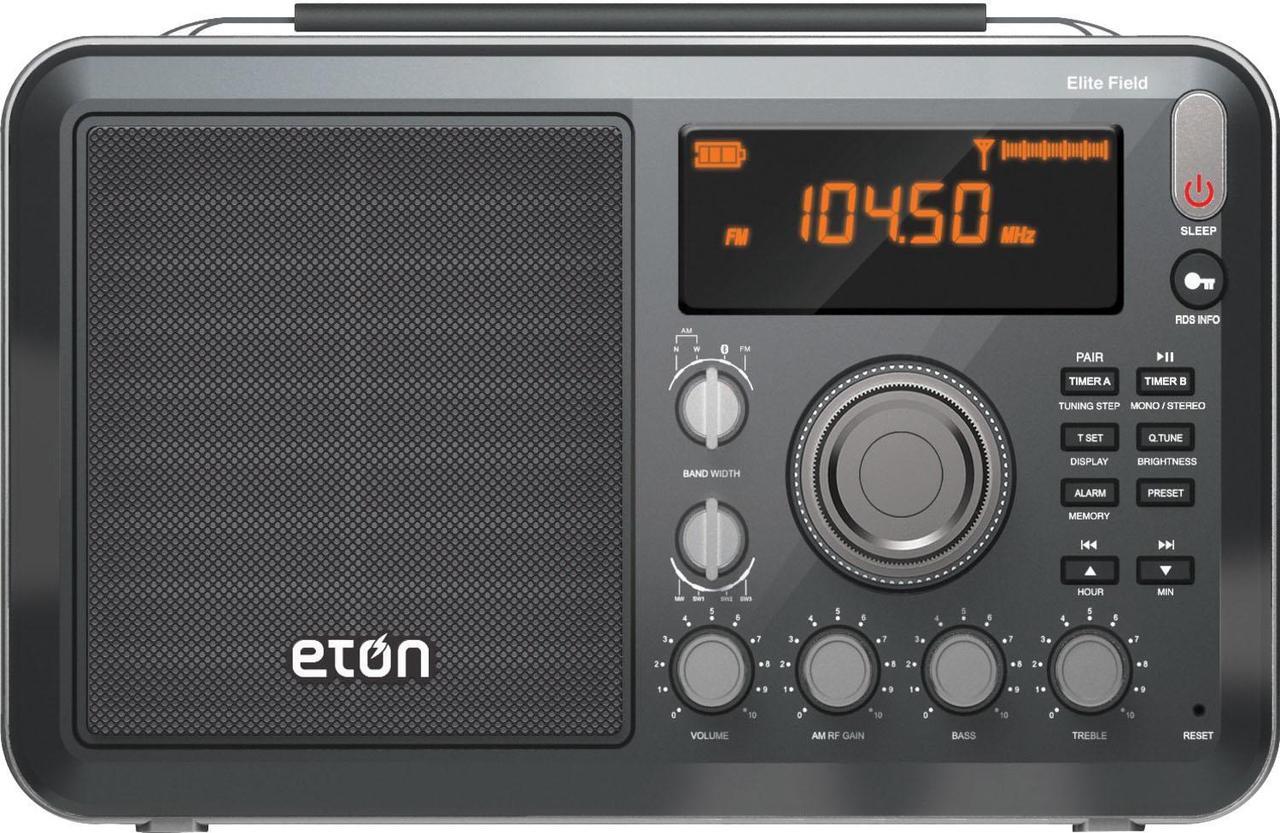 Alt view image 3 of 12 - eton elite field am/fm/shortwave desktop radio with bluetooth
