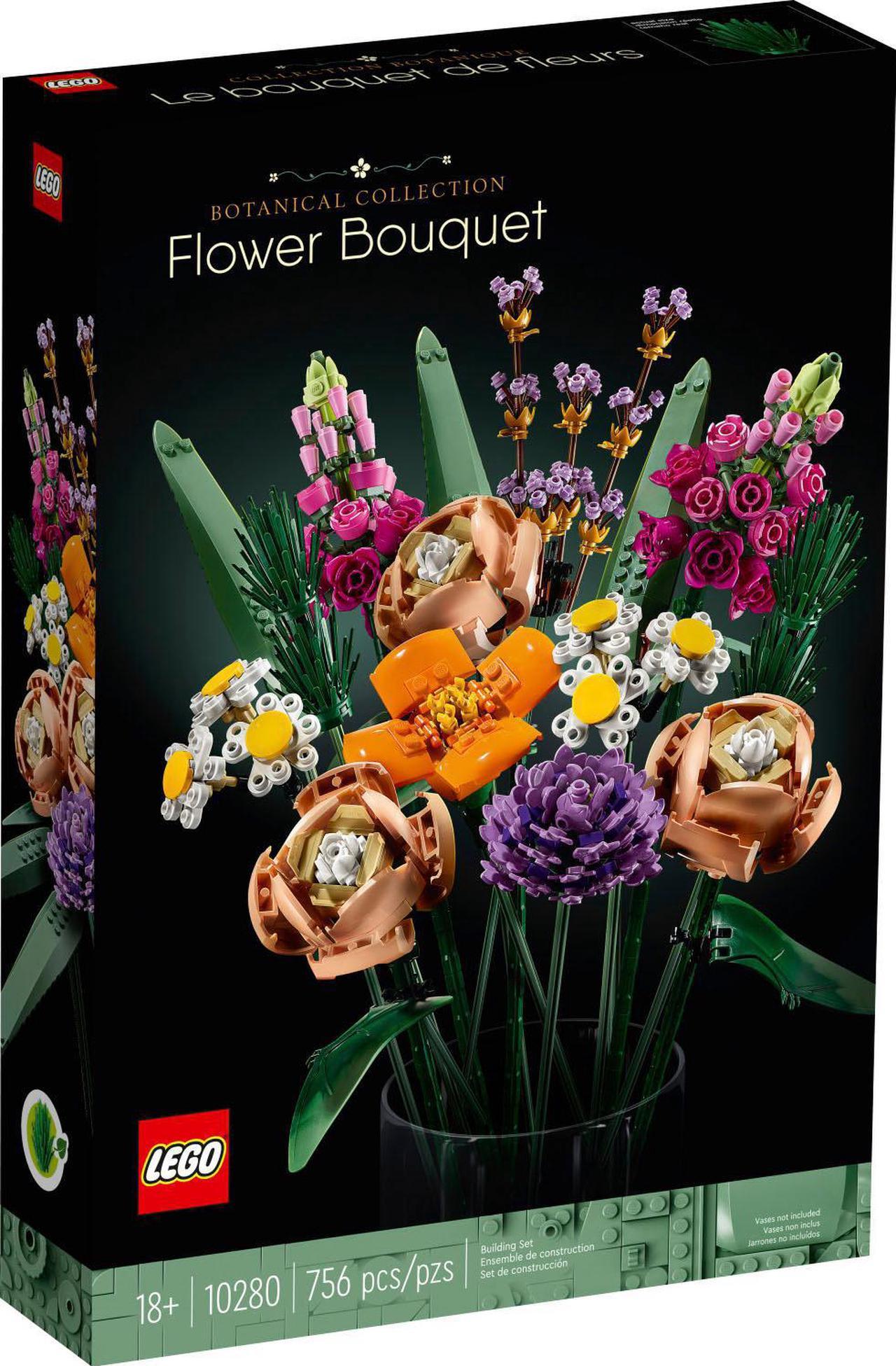 Alt view image 6 of 8 - Lego 10280 Creator Expert Flower Bouquet Building Kit New with Sealed Box